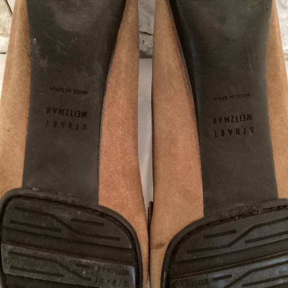 Stuart Weitzman Buckle Suede Loafers - Picture 10 of 12